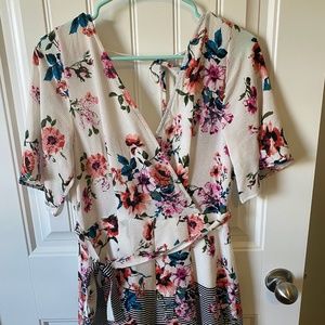 BRAND NEW Floral Romper